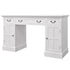 Maison Madeleine -  Double Pedestal Desk White 140x48x80 cm